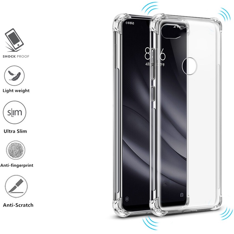 Silikoninis-Anti shock 1 mm. storio dėklas (MI 8 LITE) Silikoninis-Anti shock 1 mm. storio dėklas (MI 8 LITE)